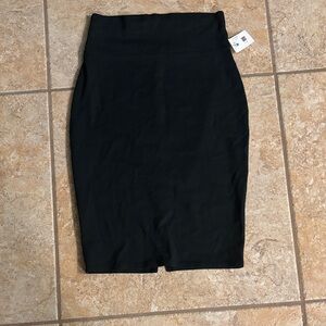 Hybrid & Company Elegant Forest Green Pencil Skirt